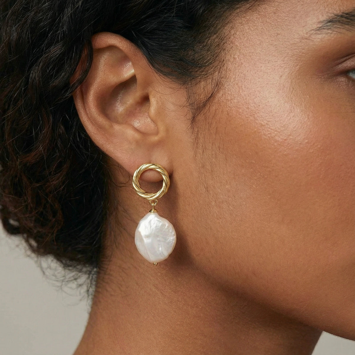 Pendientes Colgantes Brillo de Perla