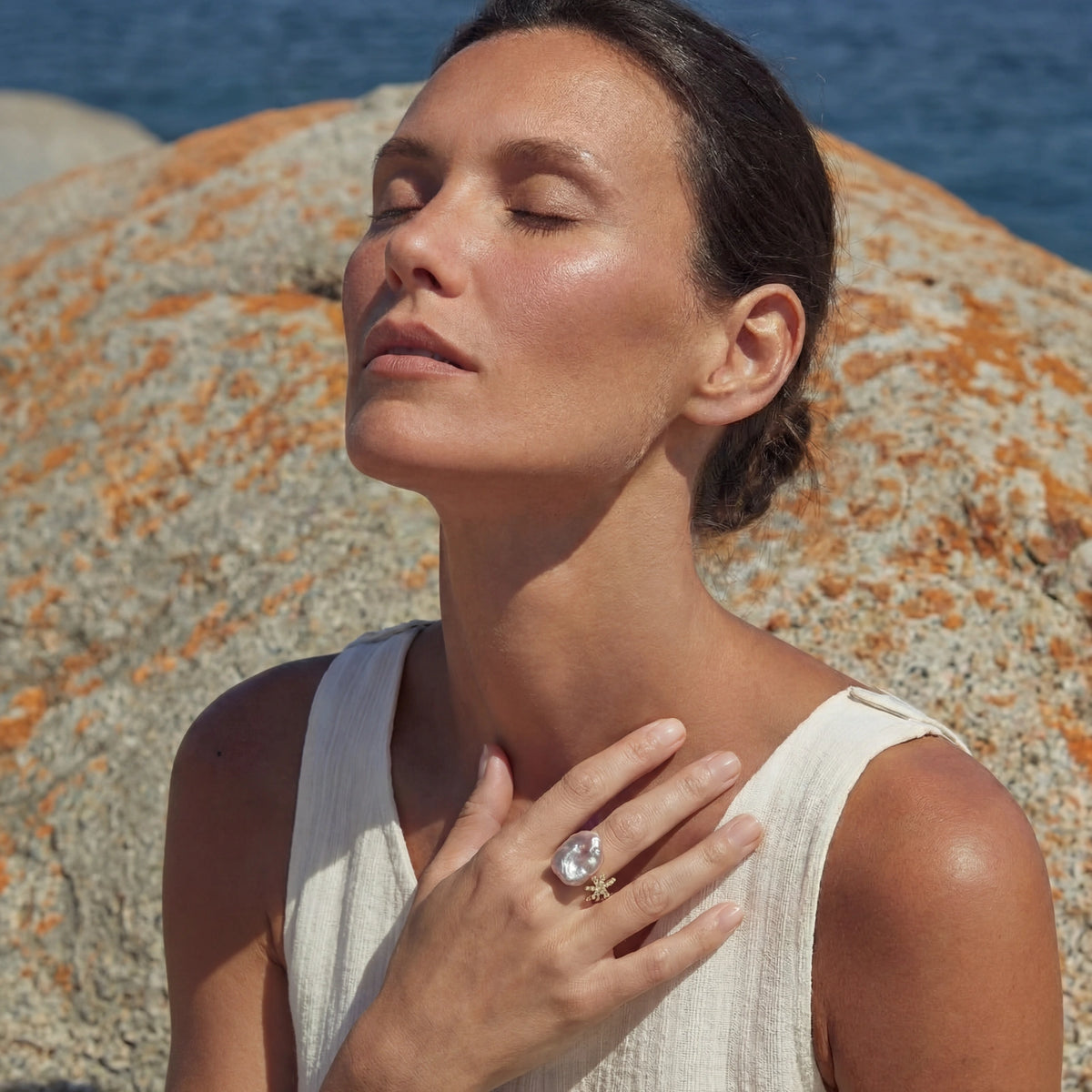 Anillo Sueños de Perlas Estrelladas