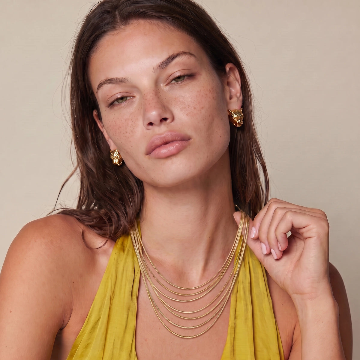Collar de Capas Golden Hour